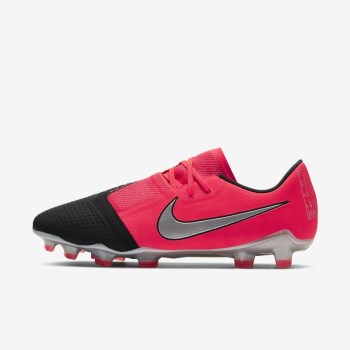 Nike Phantom Venom Pro FG - Férfi Focicipő - Piros/Fekete/Metal Titán